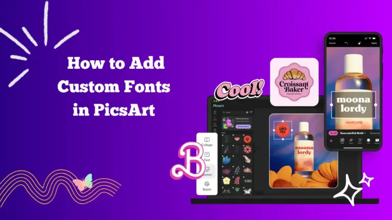 Add Font to PicsArt