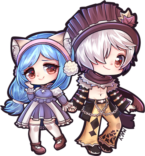 anime couple png