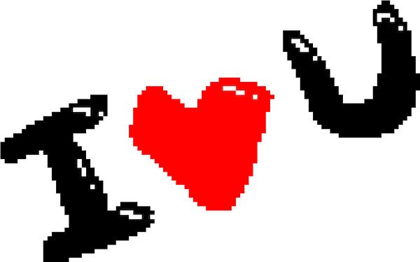 i love you png transparent