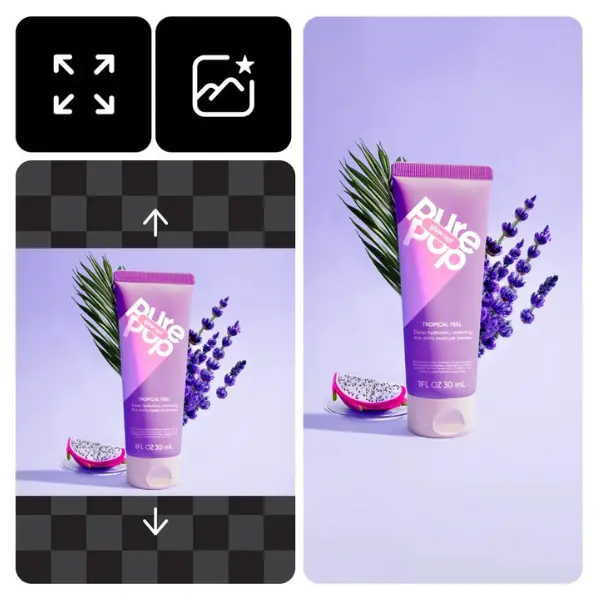 picsart image background extender